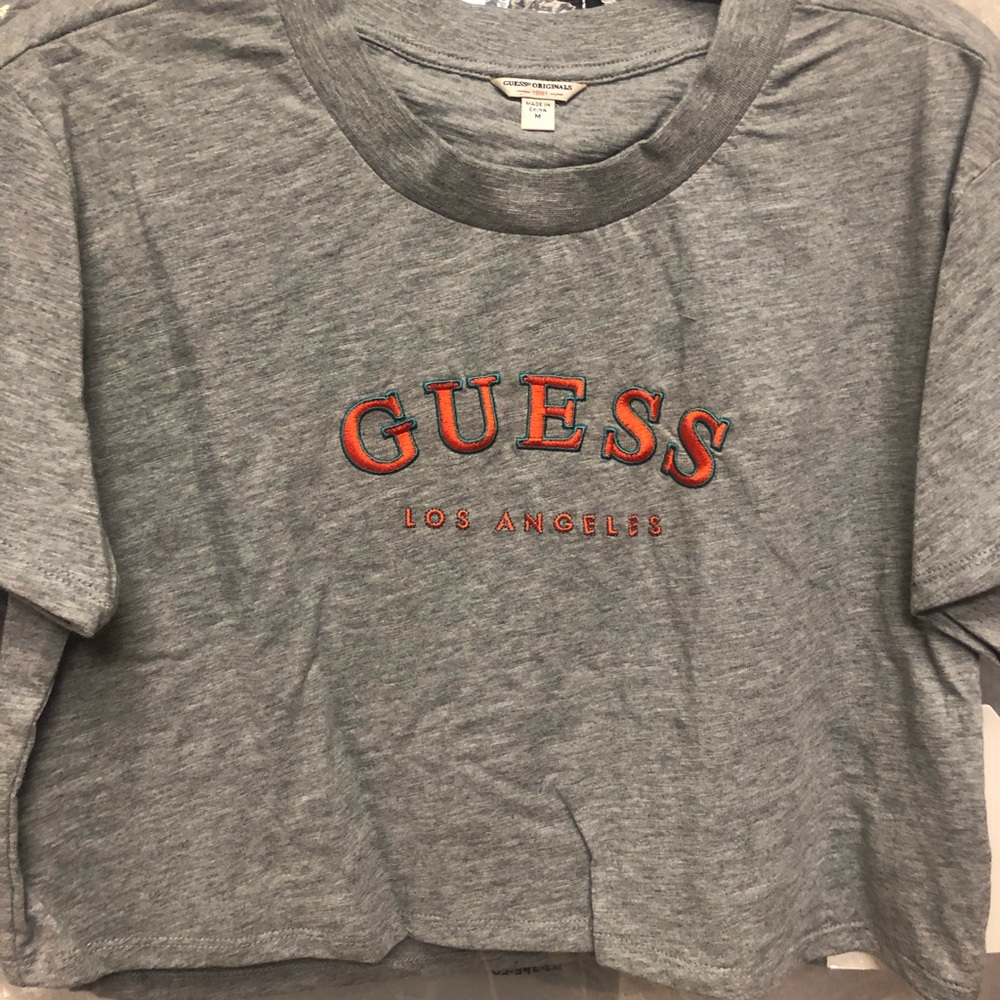 Women's crop Guess T Shirt
